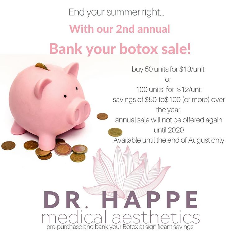 Bank Your Botox Sale in Boston, MA Bank Your Botox Sale in Boston, MA